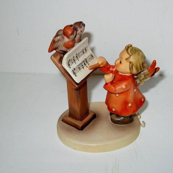 M I HUMMEL GOEBEL Figurine "BIRD DUET" HUM #169 TMK5 4" Tall - Picture 1 of 6